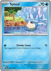 Spheal - SV08: Surging Sparks - Pokemon card