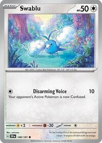 Swablu - SV08: Surging Sparks - Pokemon card