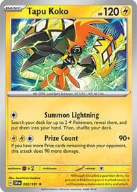 Tapu Koko - SV08: Surging Sparks - Pokemon card