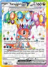 Tatsugiri ex - SV08: Surging Sparks - Pokemon card