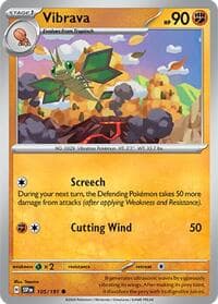 Vibrava - SV08: Surging Sparks - Pokemon card