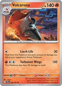 Volcarona - SV08: Surging Sparks - Pokemon card