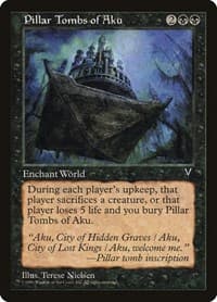 Pillar Tombs of Aku - Visions - Magic: The Gathering card
