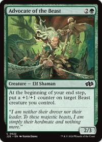 Advocate of the Beast - Foundations Jumpstart - Magic: The Gathering card