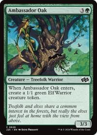 Ambassador Oak - Foundations Jumpstart - Magic: The Gathering card