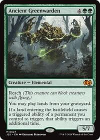 Ancient Greenwarden - Foundations Jumpstart - Magic: The Gathering card