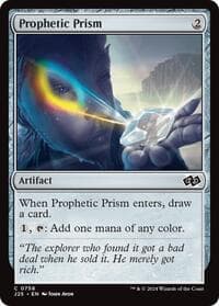 Prophetic Prism - Foundations Jumpstart - Magic: The Gathering card