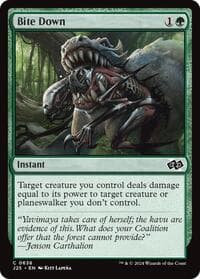 Bite Down - Foundations Jumpstart - Magic: The Gathering card