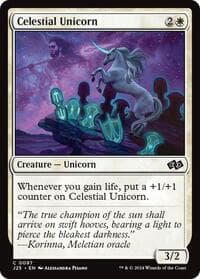 Celestial Unicorn - Foundations Jumpstart - Magic: The Gathering card