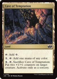 Cave of Temptation - Foundations Jumpstart - Magic: The Gathering card