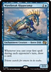 Wavebreak Hippocamp - Foundations Jumpstart - Magic: The Gathering card
