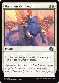 Dauntless Onslaught - Foundations Jumpstart - Magic: The Gathering card