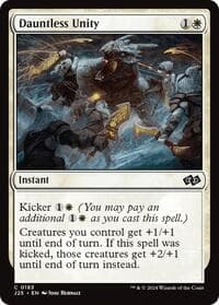 Dauntless Unity - Foundations Jumpstart - Magic: The Gathering card