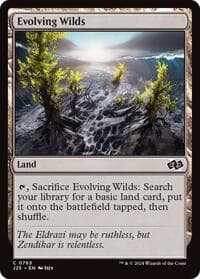 Evolving Wilds - Foundations Jumpstart - Magic: The Gathering card