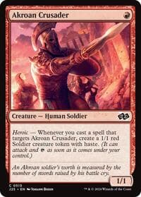 Akroan Crusader - Foundations Jumpstart - Magic: The Gathering card