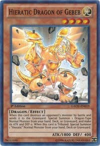 Hieratic Dragon of Gebeb - Galactic Overlord - YuGiOh card