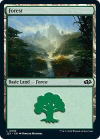 Forest (0093) - Foundations Jumpstart - Magic: The Gathering card