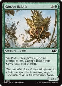 Canopy Baloth - Foundations Jumpstart - Magic: The Gathering card