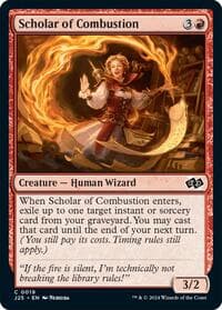 Scholar of Combustion - Foundations Jumpstart - Magic: The Gathering card