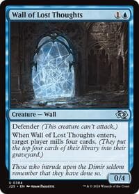 Wall of Lost Thoughts - Foundations Jumpstart - Magic: The Gathering card