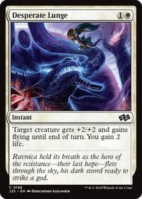 Desperate Lunge - Foundations Jumpstart - Magic: The Gathering card