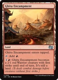 Ghitu Encampment - Foundations Jumpstart - Magic: The Gathering card