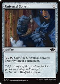 Universal Solvent - Foundations Jumpstart - Magic: The Gathering card