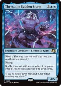 Thryx, the Sudden Storm (Anime) - Foundations Jumpstart - Magic: The Gathering card
