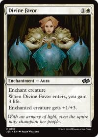 Divine Favor - Foundations Jumpstart - Magic: The Gathering card