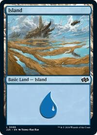 Island (0086) - Foundations Jumpstart - Magic: The Gathering card