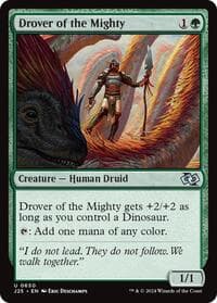 Drover of the Mighty - Foundations Jumpstart - Magic: The Gathering card