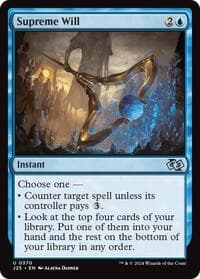 Supreme Will - Foundations Jumpstart - Magic: The Gathering card