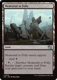 Memorial to Folly - Foundations Jumpstart - Magic: The Gathering card