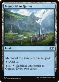 Memorial to Genius - Foundations Jumpstart - Magic: The Gathering card