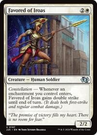 Favored of Iroas - Foundations Jumpstart - Magic: The Gathering card