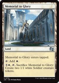 Memorial to Glory - Foundations Jumpstart - Magic: The Gathering card