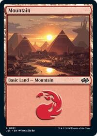 Mountain (0091) - Foundations Jumpstart - Magic: The Gathering card