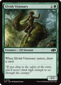 Elvish Visionary - Foundations Jumpstart - Magic: The Gathering card