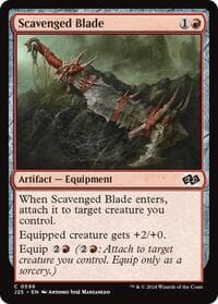 Scavenged Blade - Foundations Jumpstart - Magic: The Gathering card