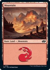 Mountain (0092) - Foundations Jumpstart - Magic: The Gathering card