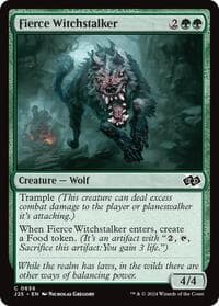 Fierce Witchstalker - Foundations Jumpstart - Magic: The Gathering card