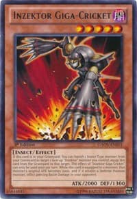 Inzektor Giga-Cricket - Galactic Overlord - YuGiOh card