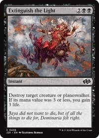 Extinguish the Light - Foundations Jumpstart - Magic: The Gathering card