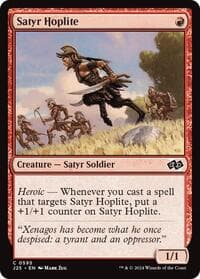 Satyr Hoplite - Foundations Jumpstart - Magic: The Gathering card