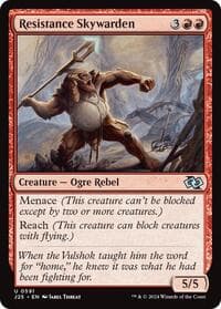 Resistance Skywarden - Foundations Jumpstart - Magic: The Gathering card
