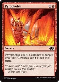 Pyrophobia - Foundations Jumpstart - Magic: The Gathering card