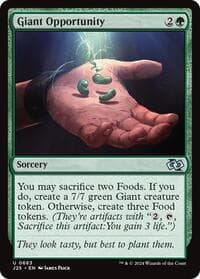 Giant Opportunity - Foundations Jumpstart - Magic: The Gathering card