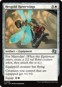 Hexgold Hoverwings - Foundations Jumpstart - Magic: The Gathering card