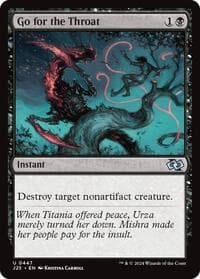 Go for the Throat - Foundations Jumpstart - Magic: The Gathering card