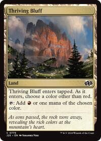 Thriving Bluff - Foundations Jumpstart - Magic: The Gathering card